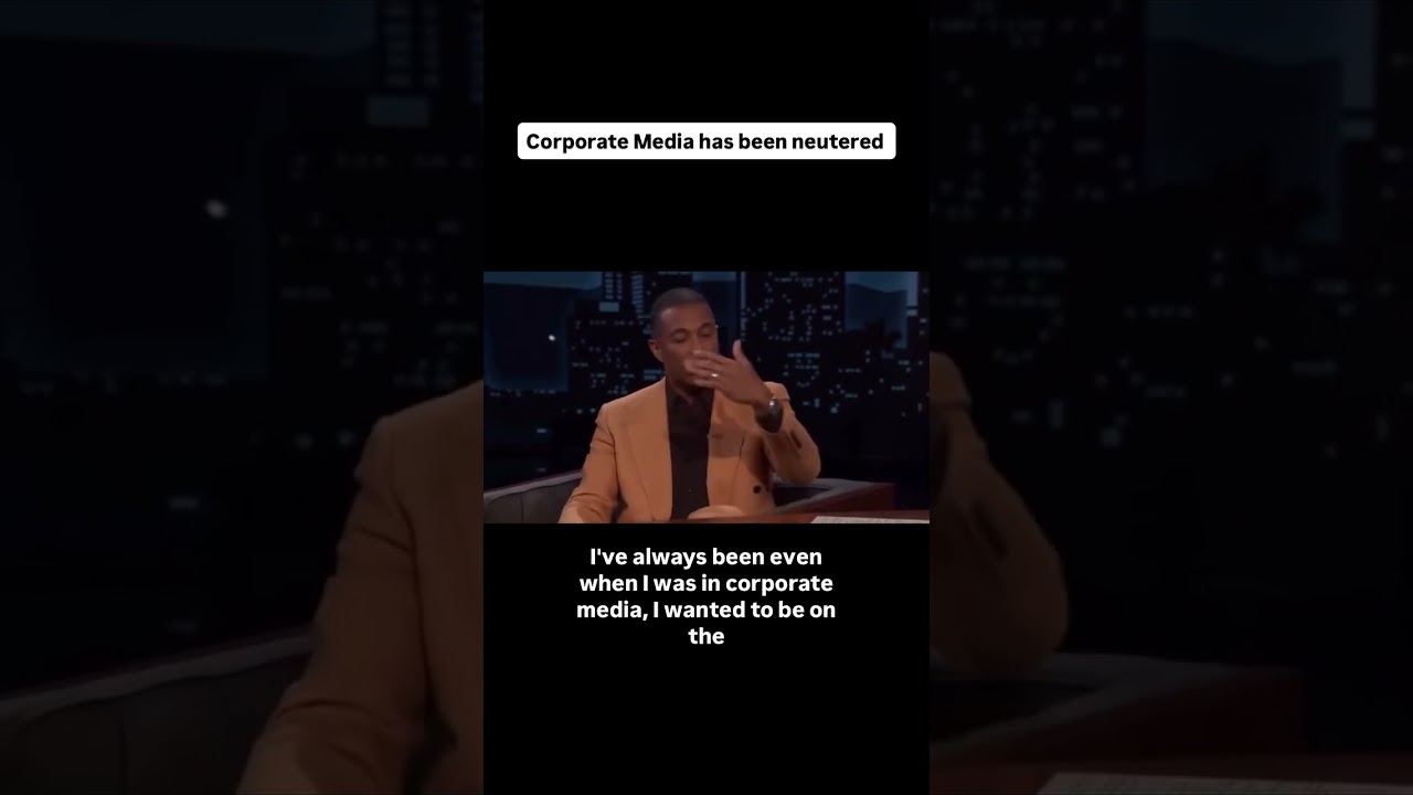 Corporate media has been neutered. They are afraid.