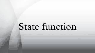 State function
