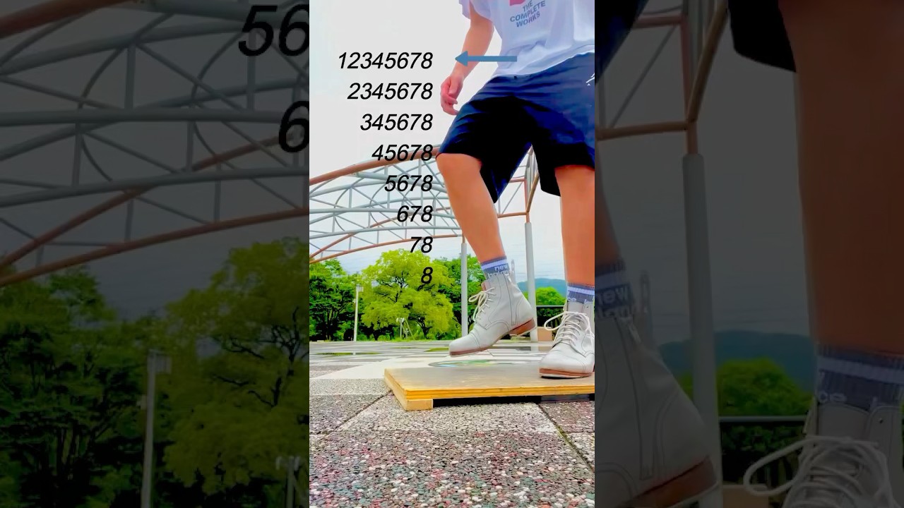 12345678 #無名のタップダンサー #tapdance #dance #タップダンス