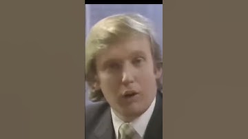 34 year old Donald Trump asked if he