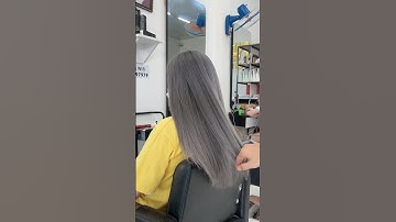 Nhuộm màu xám khói siêu đẹp đón idol Blackpink nào #shorts