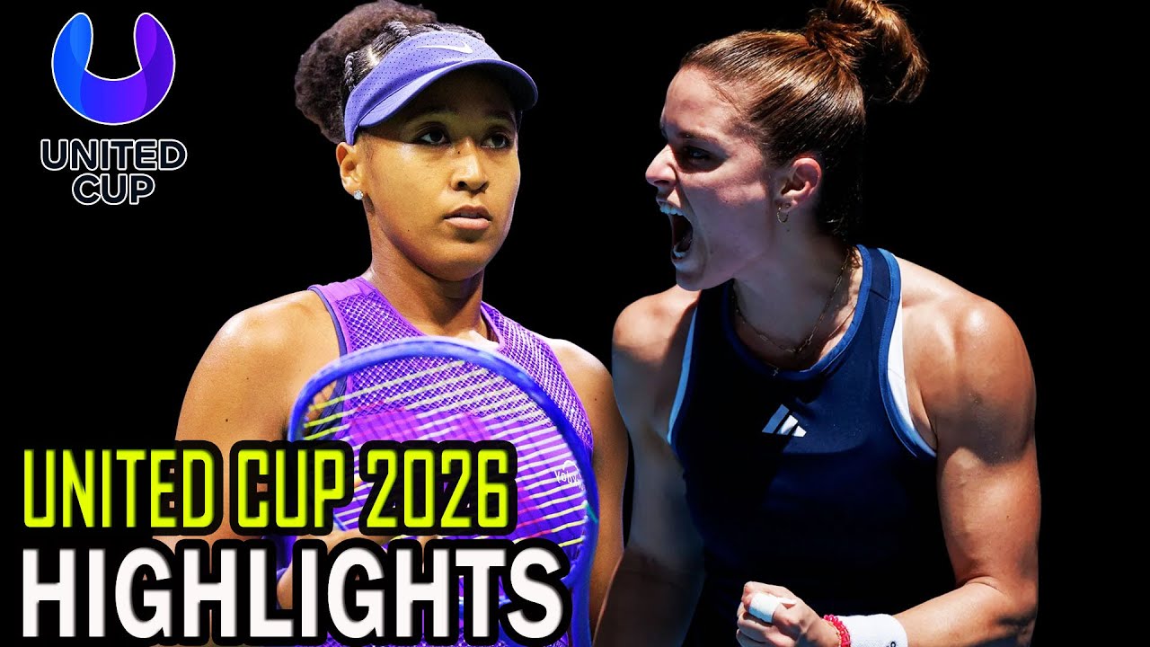 Naomi Osaka 大坂 なおみ vs Maria Sakkari マリア サッカリ | WTA ユナイテッドカップ 2026