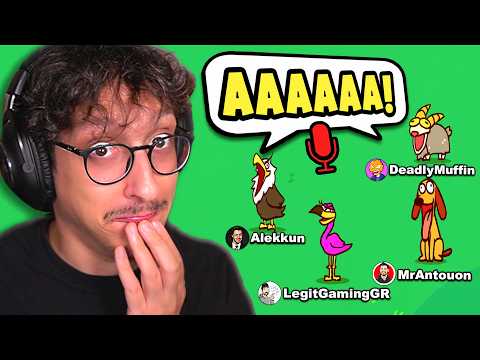 Youtubers κάνουν ΤΥΧΑΙΕΣ ΦΩΝΕΣ ΚΙ ΑΝ ΓΕΛΑΣΩ ΧΑΝΩ!😂