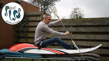 Start Waveski Surfing: Paddle strong, not wild! (How to paddle to catch a wave)