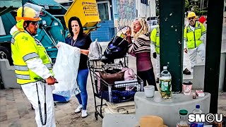 𝗖𝗔𝗥𝗧 𝗖𝗢𝗡𝗙𝗜𝗦𝗖𝗔𝗧𝗘𝗗: Woman Told to Leave Venice Pagoda During Homeless Sweep