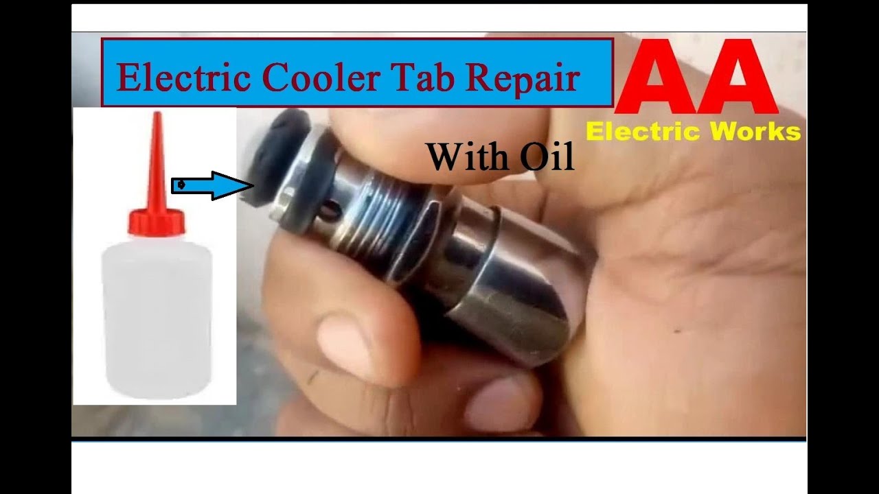 How To Repair Tab Electric Water Cooler With Oil | Bib Cock Repair in Urdu hindi