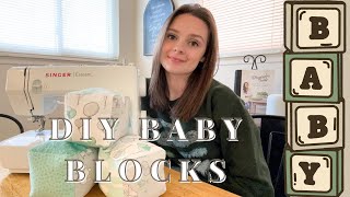 HOW TO SEW SOFT BABY BLOCKS | easy DIY screenshot 3