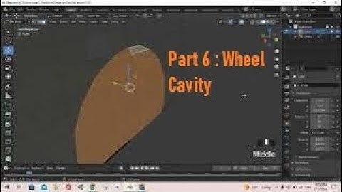 Make a Car in Blender (Part 6) || Wheel Cavity 