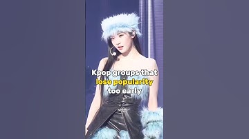 Kpop groups that lose popularity too early || #kpop #euncore