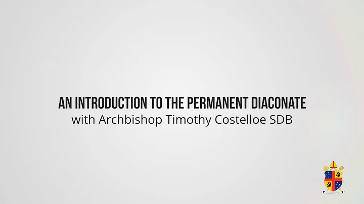 An Introduction to the Permanent Diaconate with Ar...