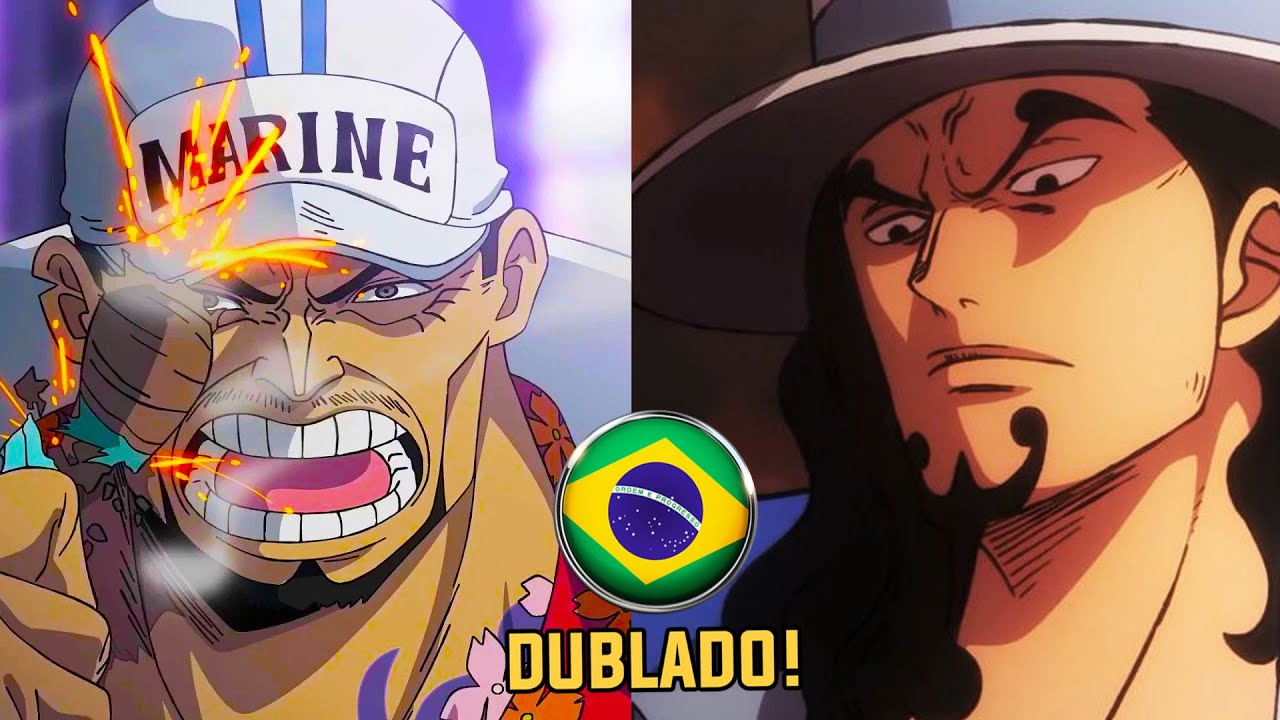 🇧🇷「DUBLADO」Rob Lucci Manda Akainu CALAR A BOCA KKKKKKKKKKK (One Piece)