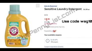 RUN $0.89 Laundry Detergent at Walgreens