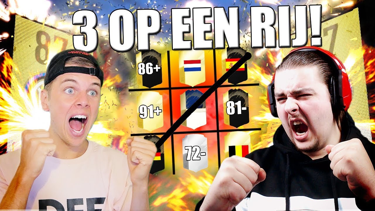 FUT DRAFT 3 OP EEN RIJ VS FIFAZLATANNL #2!! FIFA 18 NEDERLANDS