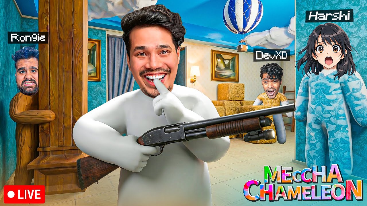 MECCHA CHAMELEON WITH DA GANG 😎🤣| GAMERFLEET