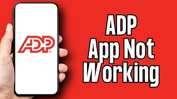 FIX ADP App Not Working EASY !!