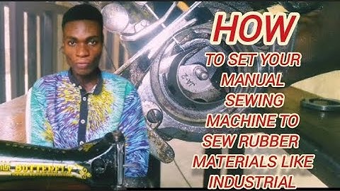 ADVANCE TIMING SETTING For SKIPPING STITCHES For Rubber Materials On Your Sewing Machine