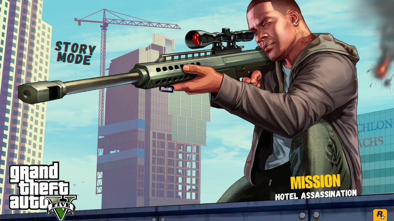 GTA V | Mission - Hotel Assassination | Story Mode - YouTube