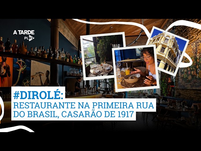RESTAURANTE NA PRIMEIRA RUA DO BRASIL, CASARÃO DE 1917