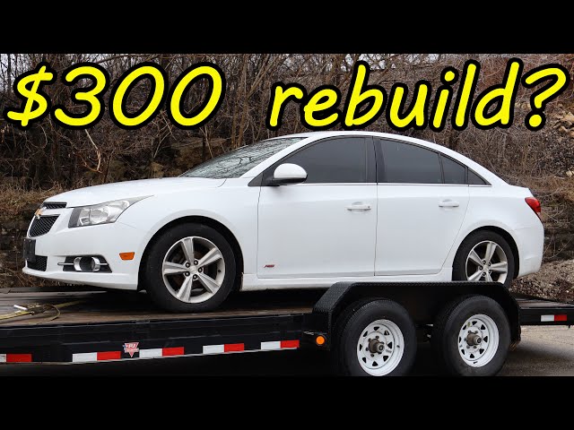Rebuilding a 2014 Chevy Cruze with engine damage for cheap, maybe? class=