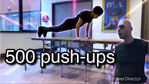 Andrew Tate 500 Push-ups In School