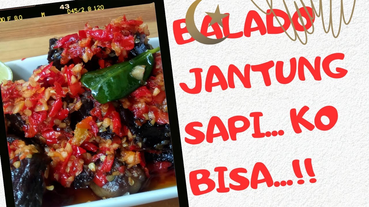 Cara Mudah Bikin Balado Jantung Sapi Youtube