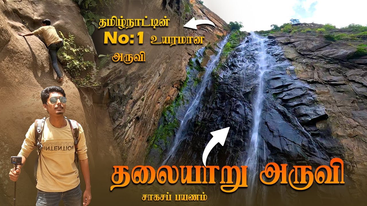 😱இதுவா தலையாறு அருவி😨  - Thalaiyar Falls 2023 | Thalaiyar Waterfalls Tamil Nadu | Thalayar Falls