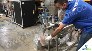 Dosificador De Pastosos De 1 Boquilla Con Tolva Presurizada - Intertec