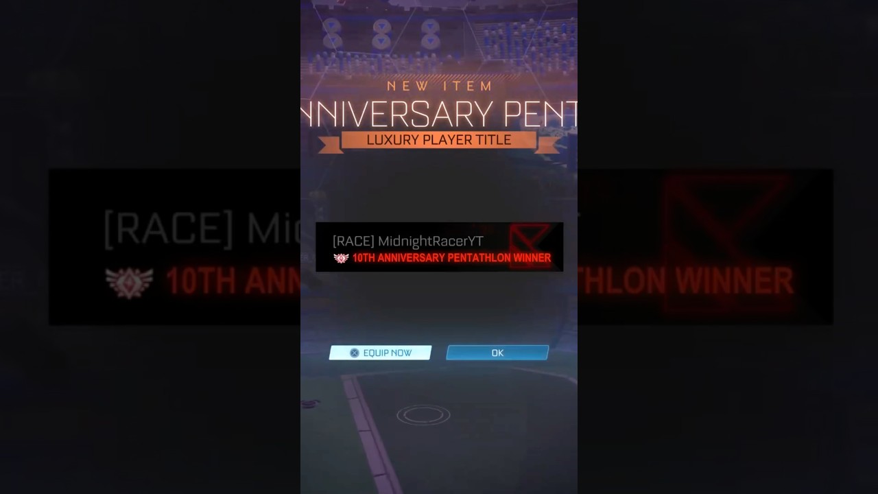 I Got The Crimson Pentathlon and GC Tournament Winner Titles in Rocket League!! 😁😎 