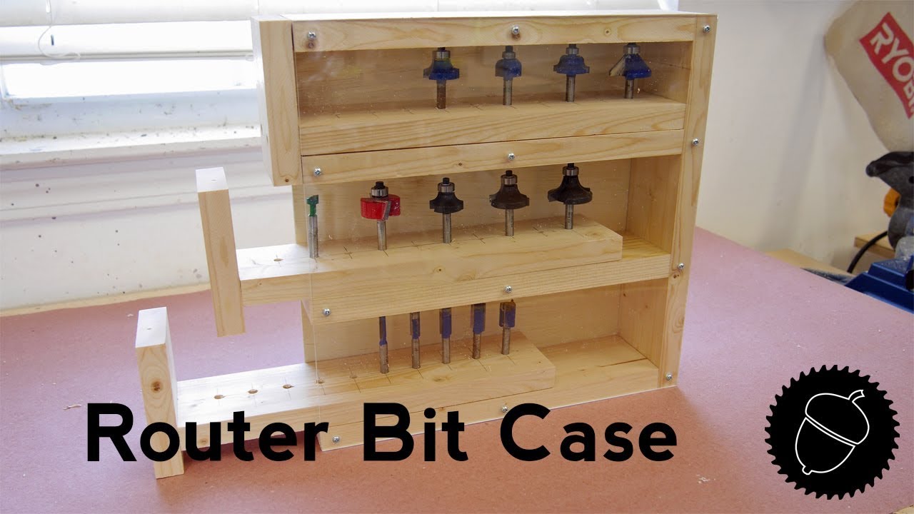 How To Build A Router Bit Case Holds 30 Bits Youtube