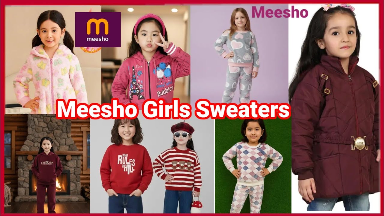 Meesho Girls Sweater Haul | Affordable Winter Wear for Kids