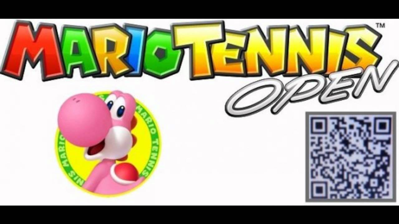 Mario Tennis Open rosa Yoshi QR code - YouTube