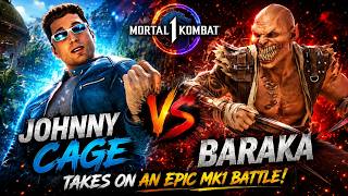 Johnny Cage Takes on Baraka in an Epic MK1 Battle!
