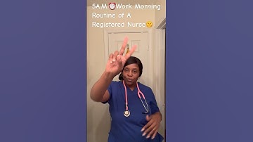5 A.M. Morning Routine of A Registered Nurse⏰🌞 #grwm #asmr #aesthetic #nurse