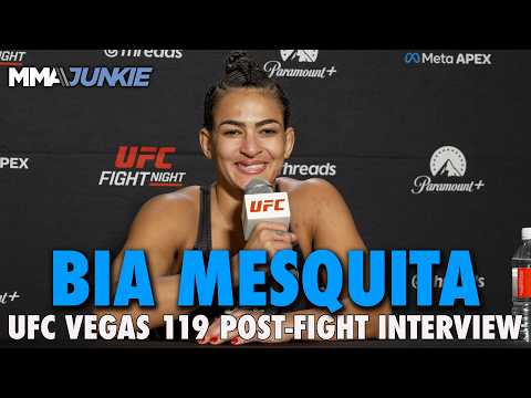 Bia Mesquita calls out 'disrespectful' Ailín Pérez after armbar finish — UFC Vegas 119