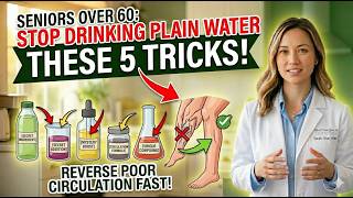 SENIORS OVER 60: Stop Drinking Plain Water — These 5 Tricks Reverse Poor Circulation Fast