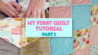 Learn to make a quilt - Flannel Rag Quilt tutorial with DETAILED steps