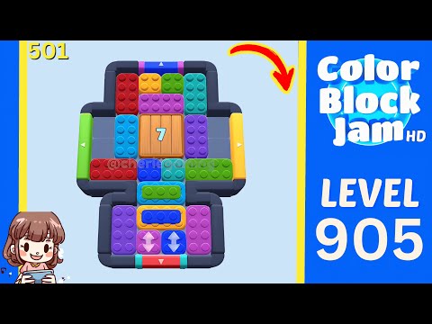 Color Block Jam Level 501 (905) Solution Walkthrough video preview