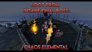 Loot From Insane Final Boss Chaos Elemental