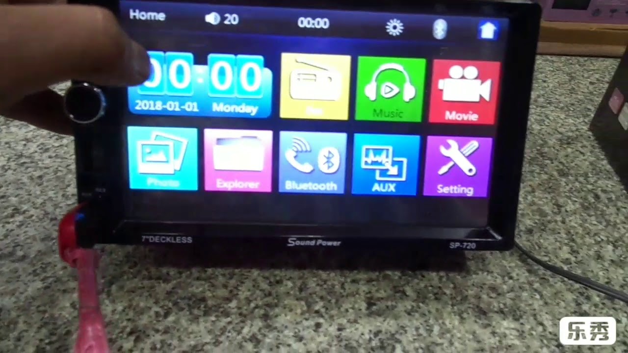 Car double din player modeL Sp720.