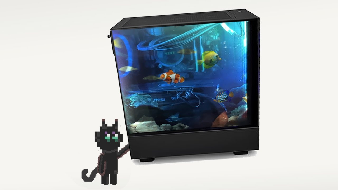Turning My PC into an Aquarium - Snowblind Mod DIY