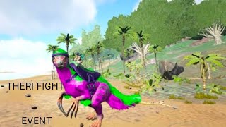 THERI FIGHT EVENT IN MY SERVER #ark #arkmobile #arksurvivalevolved #viral