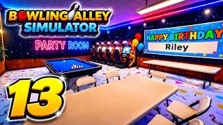 Our Bowling Alley Got a HUGE Makeover! 🎳 | Bowling Alley Simulator | Part 13