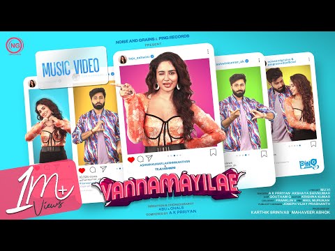 Vannamayilae Song Lyrics on YouTube