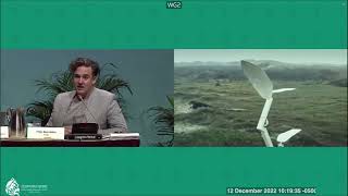 Thijs Biersteker speaking UN COP15 Canada