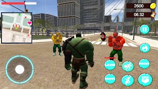 Incredible Monster Muscle Superhero City Rescue - Hulk Vs Monster Lee Vs Red Monster - GamePlay HD screenshot 1