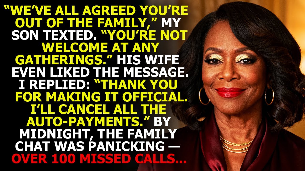 “We Agreed You’re Out Of The Family,” My Son Texted — “You’re Not Welcome At Any Gatherings.”