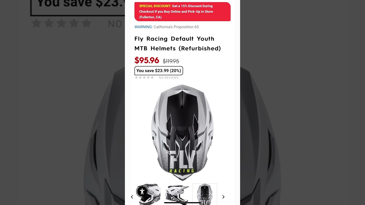 Motorhelmets Store Sale Fly Racing Default Youth Mountain Bike Helmets 