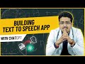 Build Text To Speech Web application with ChatGpt | Desun Academy | Kolkata