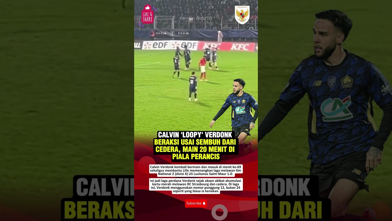 CALVIN 'LOOPY' VERDONK BACK IN ACTION! BANTU LILLE MELAJU DI PIALA PERANCIS 