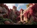 Medieval Castle Overgrown with Blossoms 🏰 | Tranquil Ambience for Study &amp; Sleep